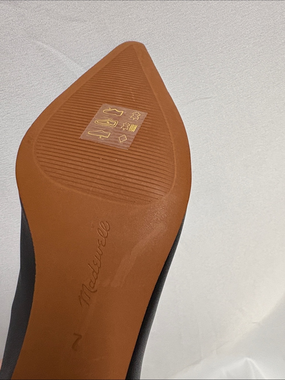 New Madewell The Emilie Glove Pump Black Size 7 - Picture 6 of 6